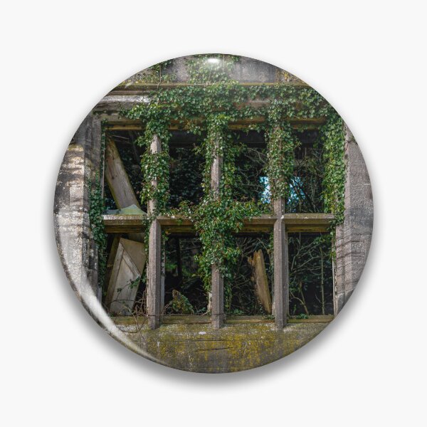 Item preview, An ancient window covered in vegetation, of the historic Castle Saunderson, near Belturbet, County Cavan, Ireland designed and sold by AlbertMi.
