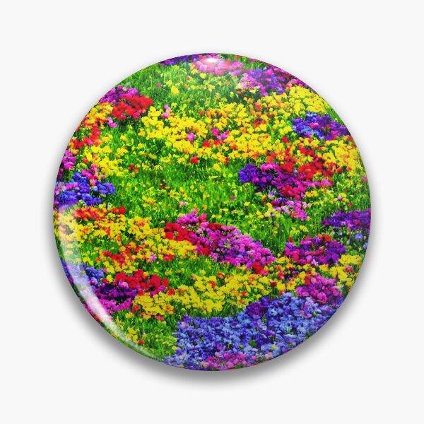 Item preview, Bed of many coloured flowers  designed and sold by David-Howells.