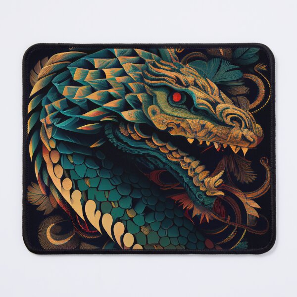 Artikelvorschau, Aggressive Cool Bold Scaley European Pattern Digital Painting entworfen und verkauft von CodeAndColors.