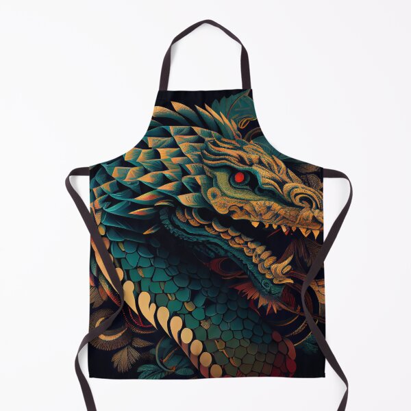 Aperçu de l'œuvre Aggressive Cool Bold Scaley European Pattern Digital Painting créée et vendue par CodeAndColors.