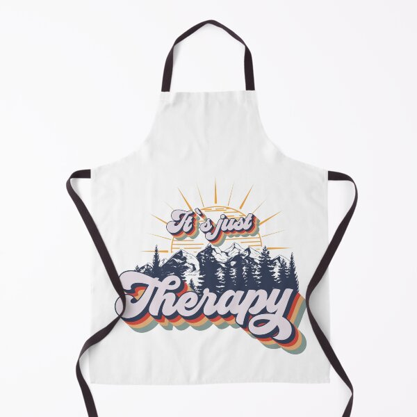Item preview,  Cute retro camping typography, Its just therapy camping short quote designed and sold by HomeCoquette.