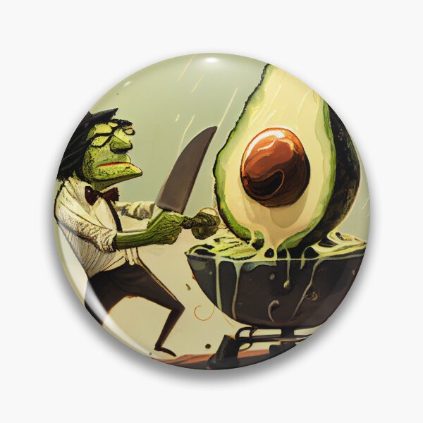 Artikelvorschau, Mollifying the Blase Avocado Digital Painting entworfen und verkauft von CodeAndColors.