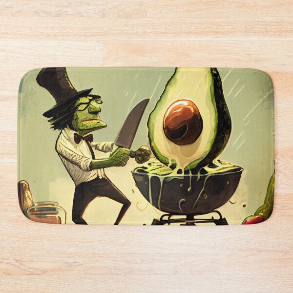 Item preview, Mollifying the Blase Avocado Digital Painting designed and sold by CodeAndColors.