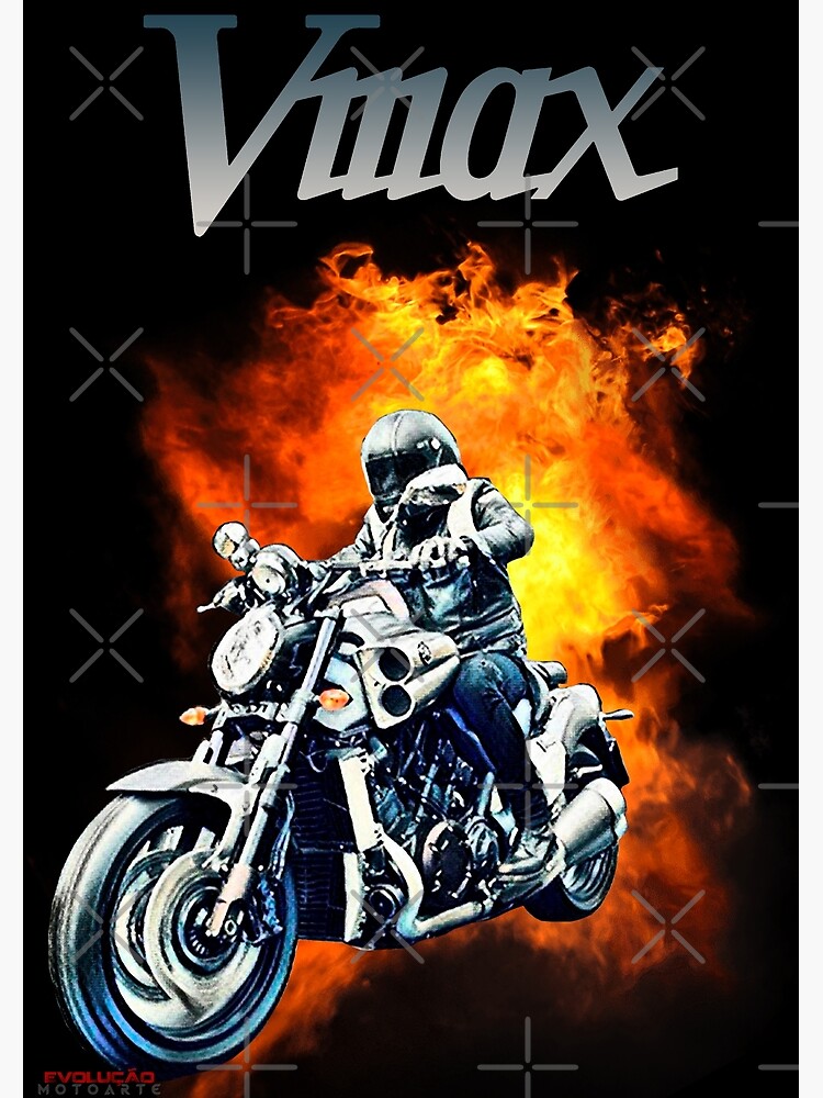 Fire Rider Yamaha Vmax | Poster