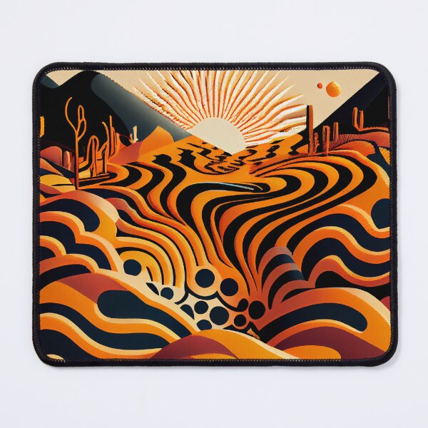 Item preview, Energetic Desert Modern Pattern Digital Painting designed and sold by CodeAndColors.