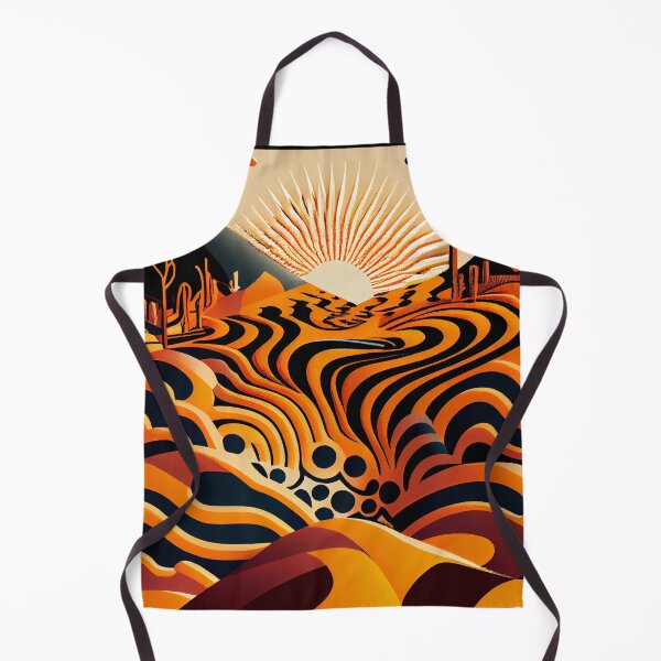 Item preview, Energetic Desert Modern Pattern Digital Painting designed and sold by CodeAndColors.