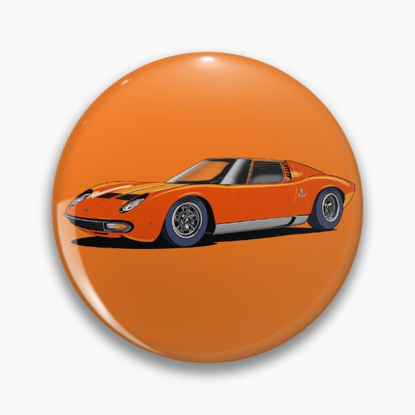 Item preview, Lamborghini Miura in orange designed and sold by Webazoot Industries - Car Art.
