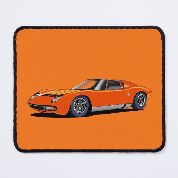 Item preview, Lamborghini Miura in orange designed and sold by Webazoot Industries - Car Art.