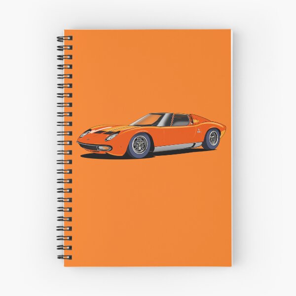 Item preview, Lamborghini Miura in orange designed and sold by Webazoot Industries - Car Art.