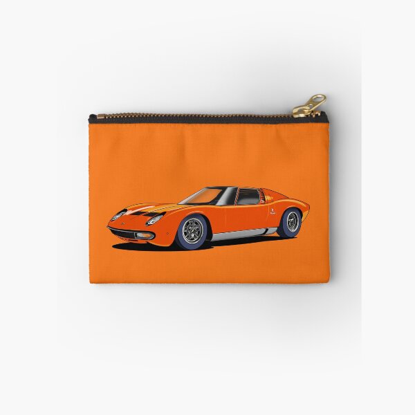 Aperçu de l'œuvre Lamborghini Miura in orange créée et vendue par Webazoot Industries - Car Art.