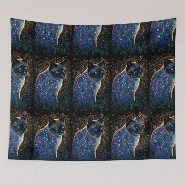 Item preview, Snowshoe Sparkle Cat 12 designed and sold by idreamaboutcats.