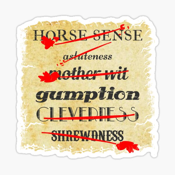 Item preview, Know your Words No 4 - Gumption designed and sold by Fun Funky Designs.