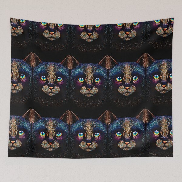 Item preview, Snowshoe Sparkle Cat 13 designed and sold by idreamaboutcats.