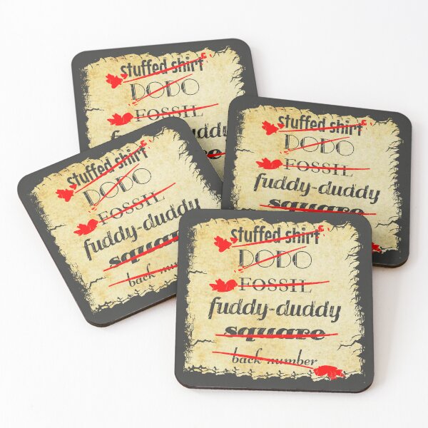 Item preview, Know your Words No 5 - Fuddy-Duddy designed and sold by Fun Funky Designs.