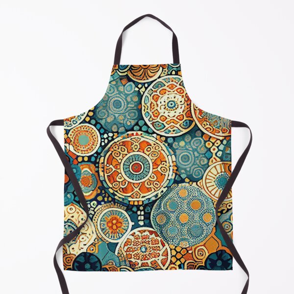 Artikelvorschau, Mosaic Bohemian Pattern Digital Painting entworfen und verkauft von CodeAndColors.