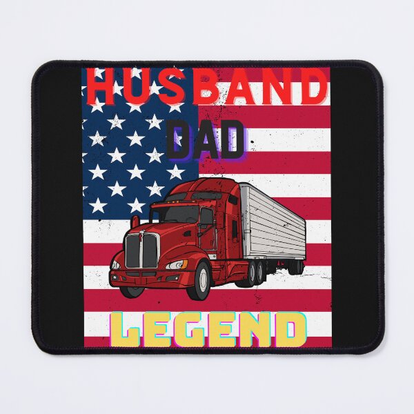 Item preview, husband dad trucker legend designed and sold by Harmatija Studio.