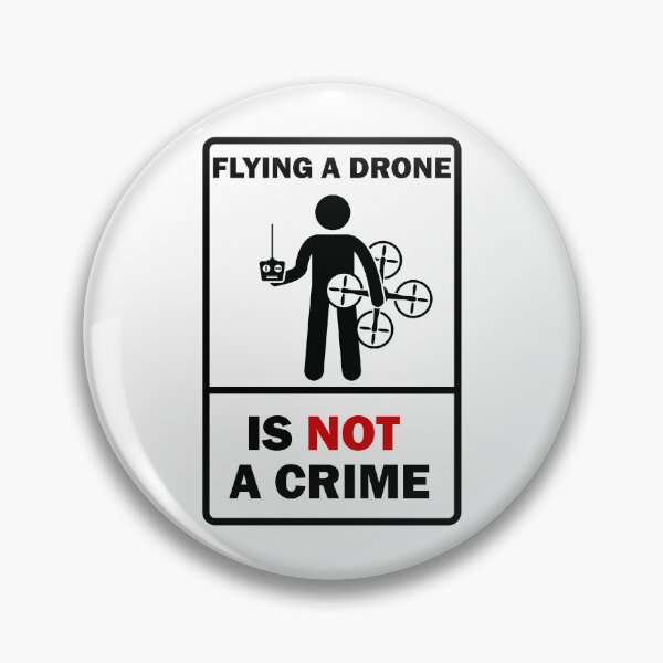 Item preview, Flying A Drone is Not A Crime (Black Image) designed and sold by Geeztown.