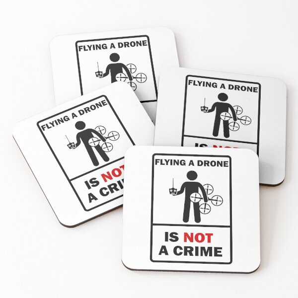 Item preview, Flying A Drone is Not A Crime (Black Image) designed and sold by Geeztown.