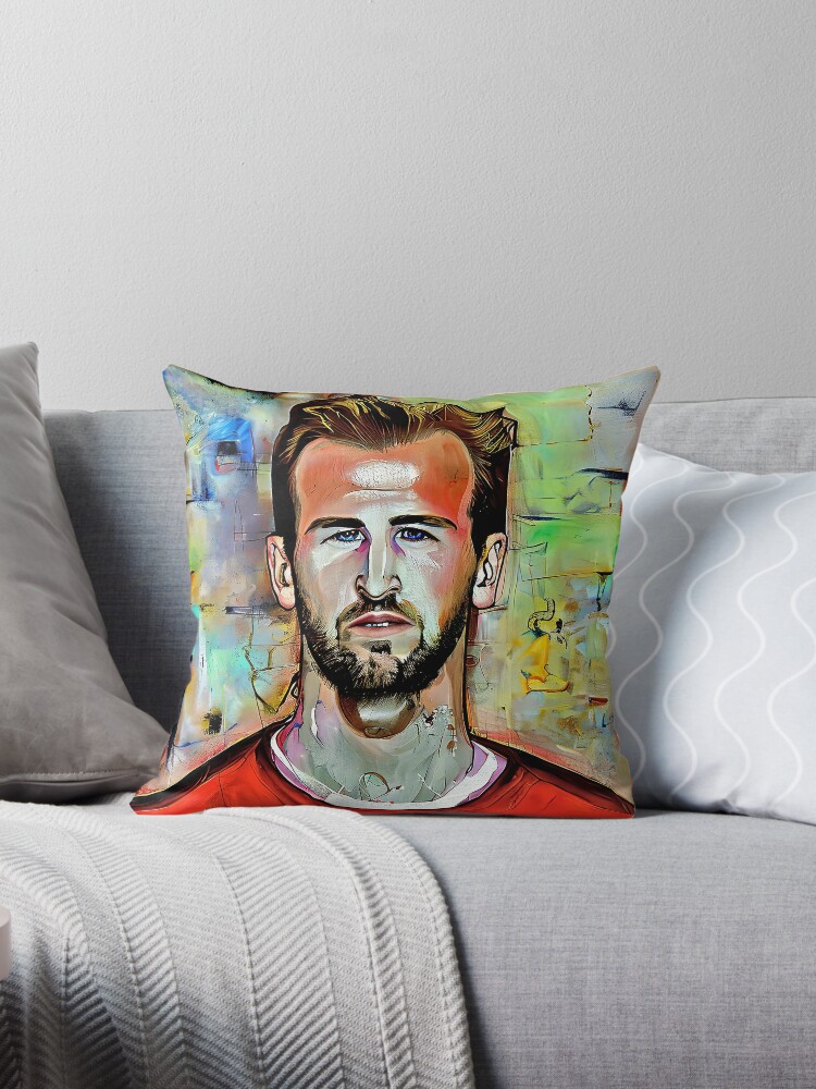 Man Face Throw Pillow for Sale by prrrki