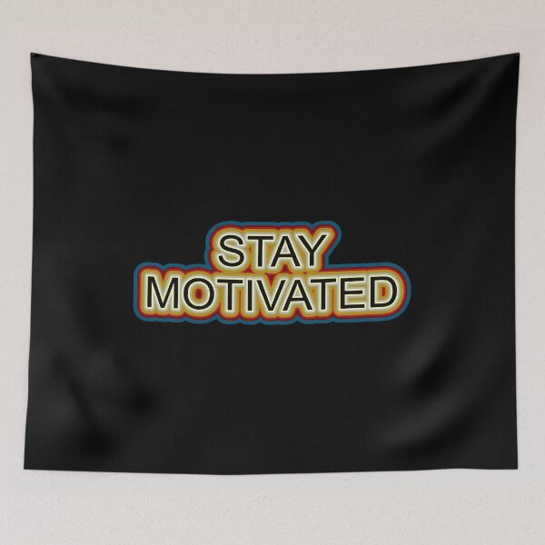 Item preview, Stay Motivated Retro Design designed and sold by GaryDobson.