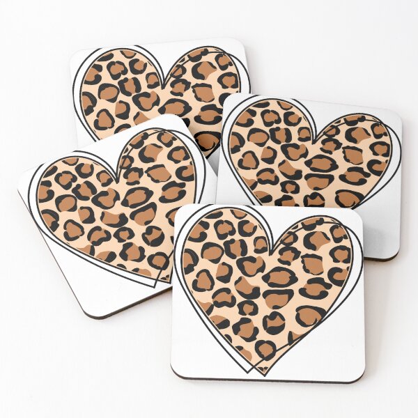 Item preview, Leopard pattern  heart designed and sold by sheelashop.