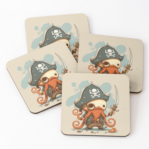 Item preview, Octopus Pirate designed and sold by Ironicdoll.