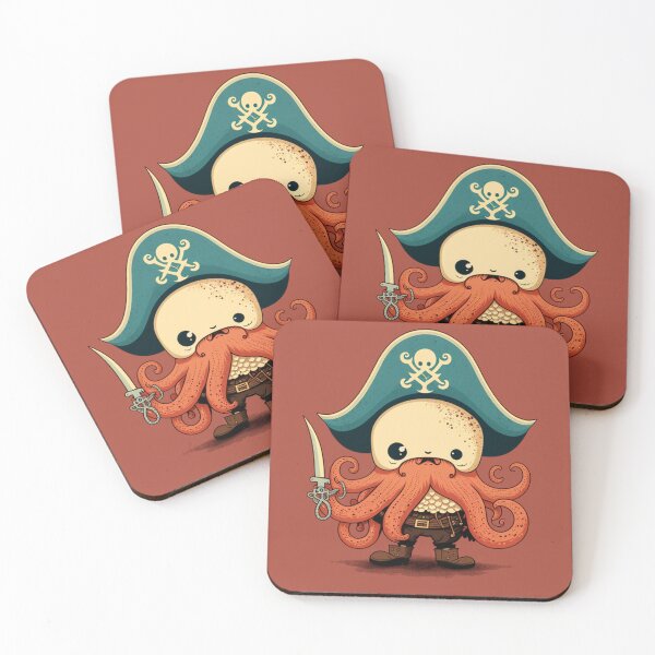 Item preview, Octopus Pirate designed and sold by Ironicdoll.