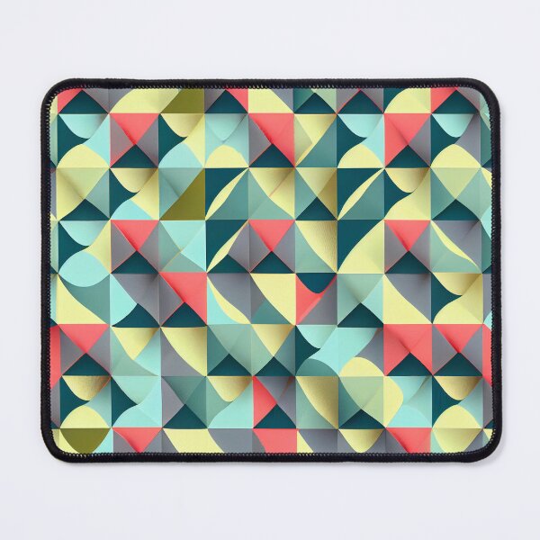 Artikelvorschau, Square Soft Modern Pattern Digital Painting entworfen und verkauft von CodeAndColors.