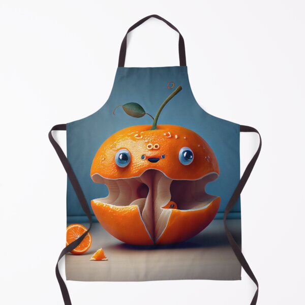 Aperçu de l'œuvre Tangerine Mischief and its Blunder Digital Painting créée et vendue par CodeAndColors.