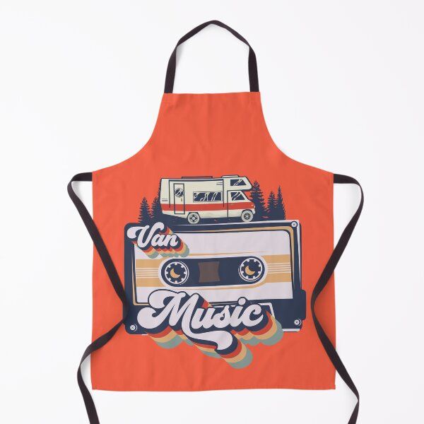 Item preview, Cute retro camping van cassette music, Van music camping short quote designed and sold by HomeCoquette.