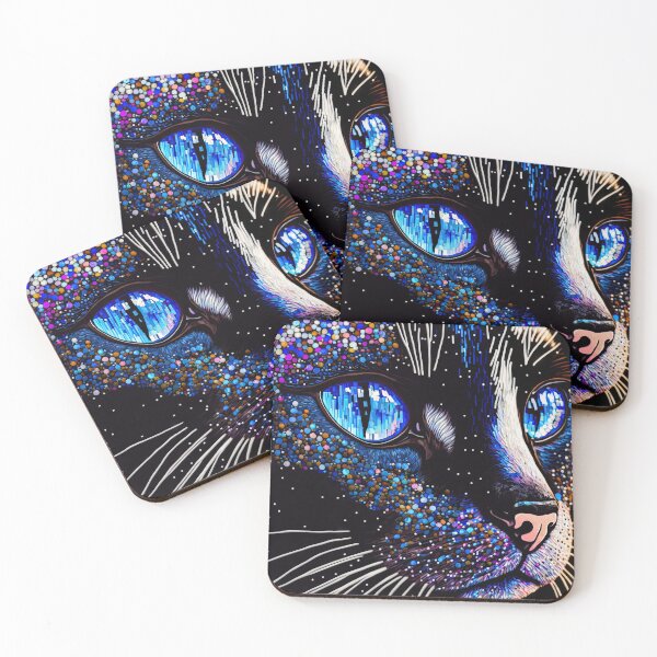 Item preview, Snowshoe Sparkle Cat 1 designed and sold by idreamaboutcats.
