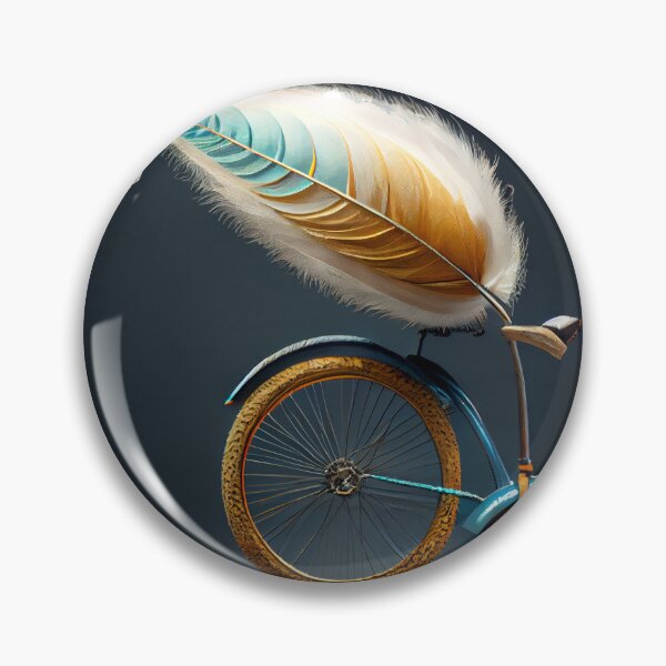 Artikelvorschau, A Spoonful of Bicycle A Feather Digital Painting entworfen und verkauft von CodeAndColors.
