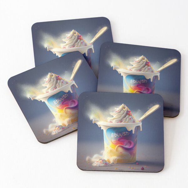 Item preview, Euphoric Yoghurt Delight Digital Painting designed and sold by CodeAndColors.
