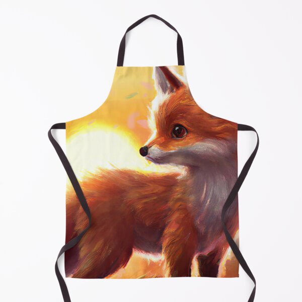Item preview, Cute Fox Cub And A Sunset designed and sold by phillipbooth.