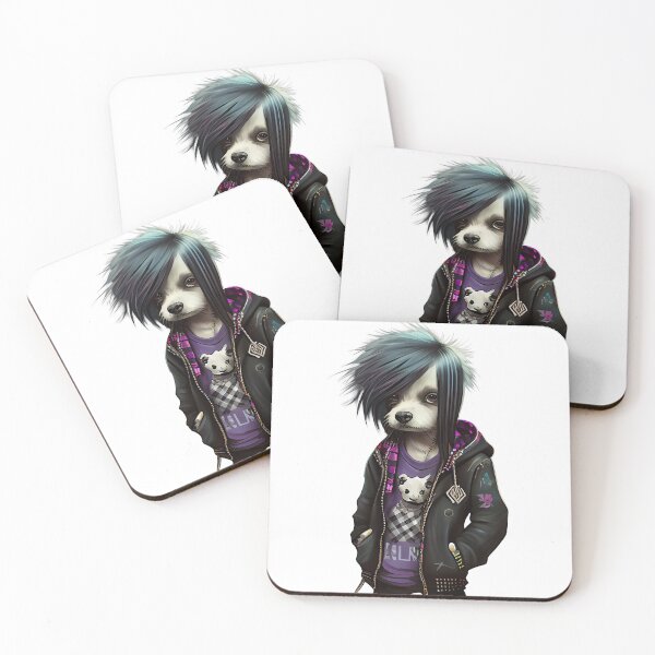 Item preview, Cartoon Emo fashion dog designed and sold by cooeeman.