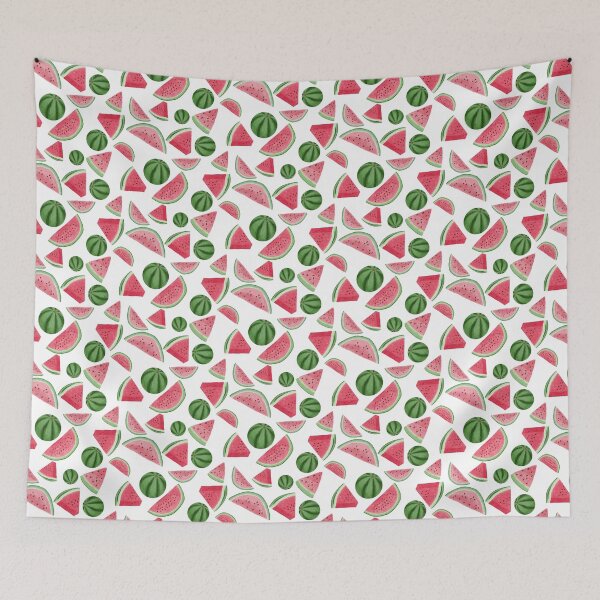 Item preview, Watermelon and watermelon slices on a white background  designed and sold by Aveatim.