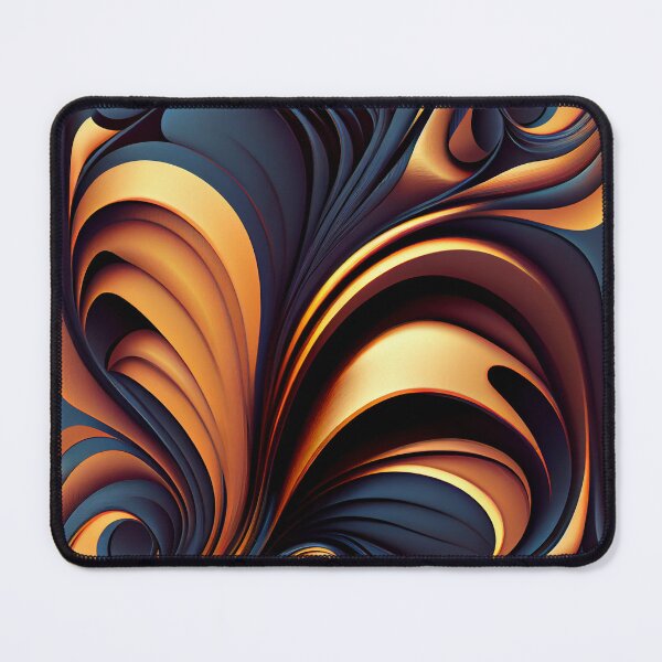 Item preview, Crafty Dynamic Fluid Art Deco Pattern Digital Painting designed and sold by CodeAndColors.