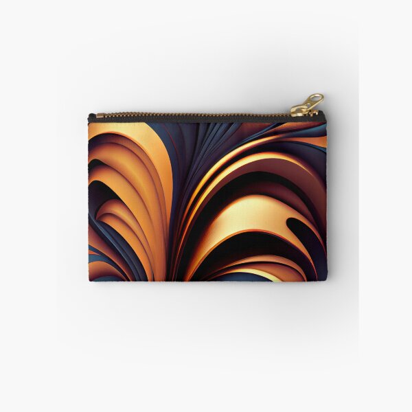 Item preview, Crafty Dynamic Fluid Art Deco Pattern Digital Painting designed and sold by CodeAndColors.