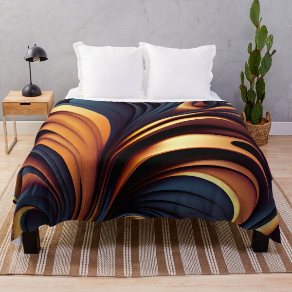 Item preview, Crafty Dynamic Fluid Art Deco Pattern Digital Painting designed and sold by CodeAndColors.