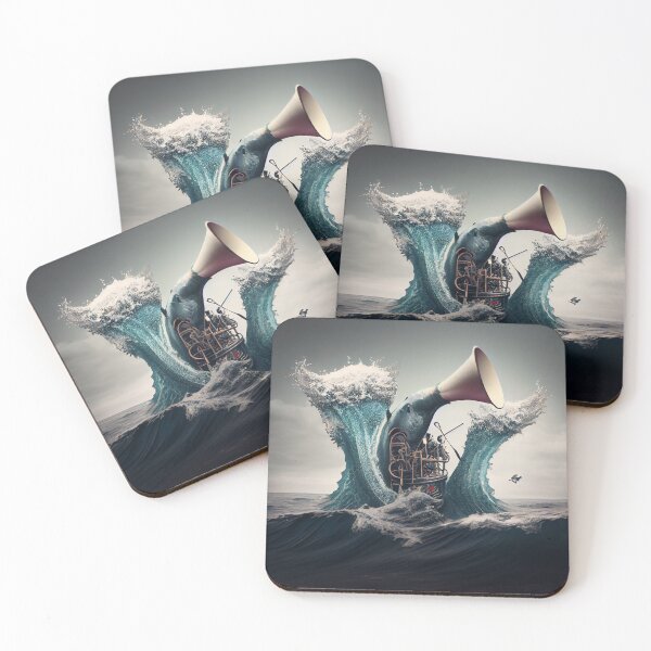 Item preview, A Tune from the Sea Digital Painting designed and sold by CodeAndColors.