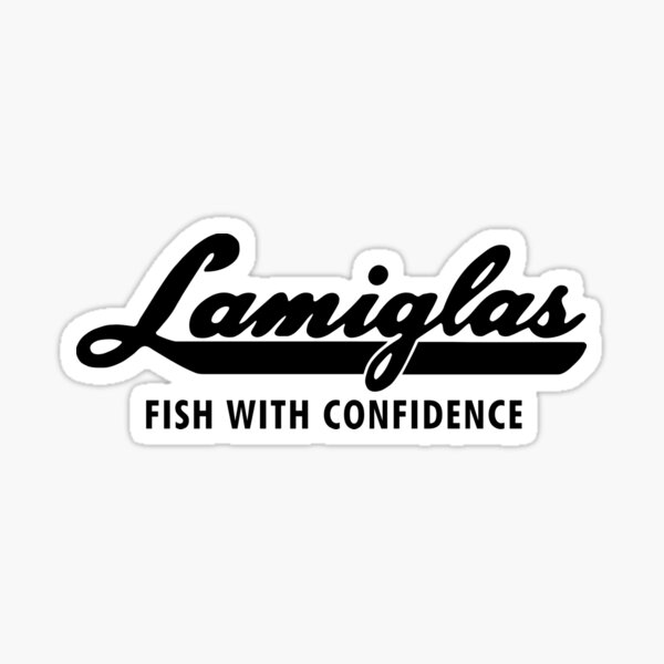 Lamicglas Fishing Rod Black Color Sticker for Sale by prasetyoshop