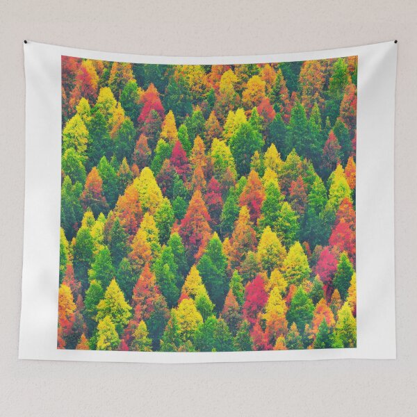 Item preview, dense forest of different coloured trees  designed and sold by David-Howells.