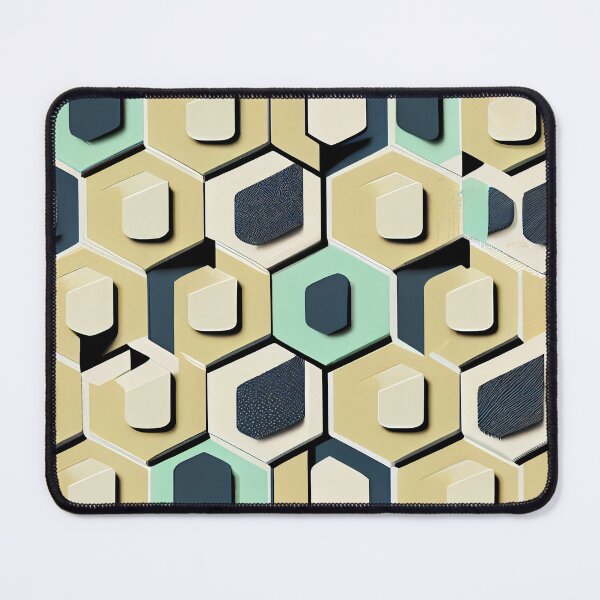 Artikelvorschau, Square Soft Modern Pattern Digital Painting entworfen und verkauft von CodeAndColors.
