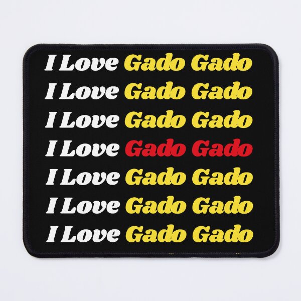 Item preview, 'I Love Gado Gado' Indonesian Traditional Food - Delicious Text Based Design designed and sold by Ridiculam Toga.