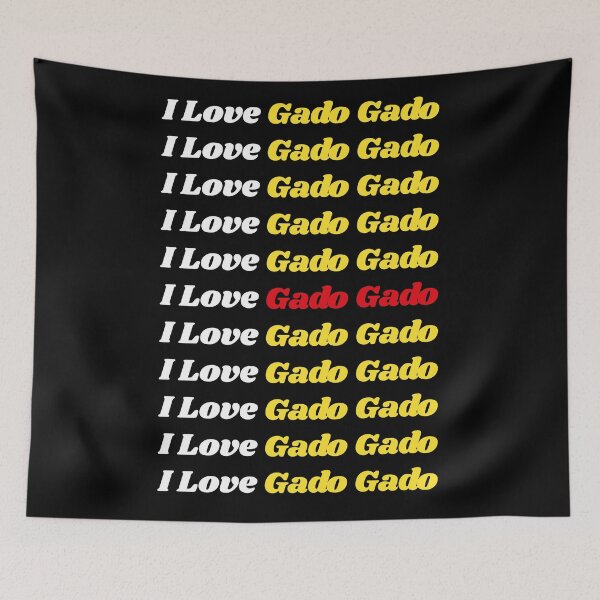 Item preview, 'I Love Gado Gado' Indonesian Traditional Food - Delicious Text Based Design designed and sold by Ridiculam Toga.