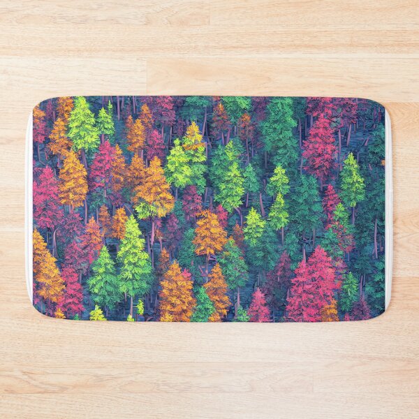 Item preview, dense forest of different coloured trees  designed and sold by David-Howells.