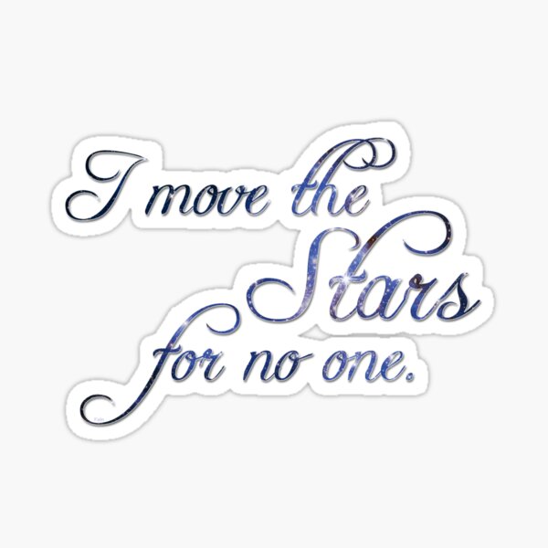 Move The Stars Sticker