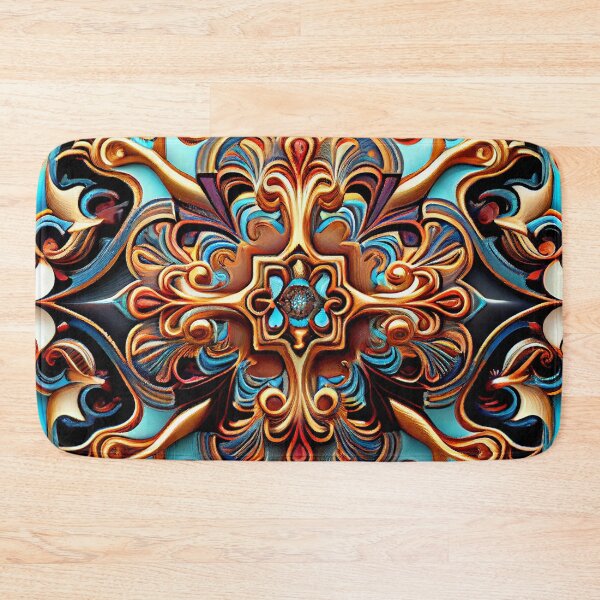 Item preview, Vivid Three Dimensional Divine Delicate New Mediterranean Pattern Digital Painting designed and sold by CodeAndColors.