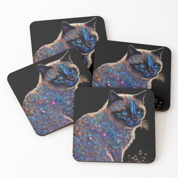 Item preview, Snowshoe Sparkle Cat 6 designed and sold by idreamaboutcats.