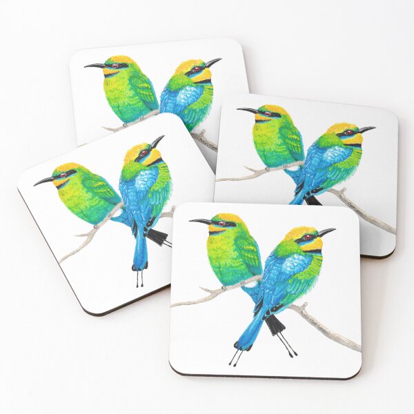 Item preview, Rainbow Beeeaters by Roslyn Clark designed and sold by RoslynClark.